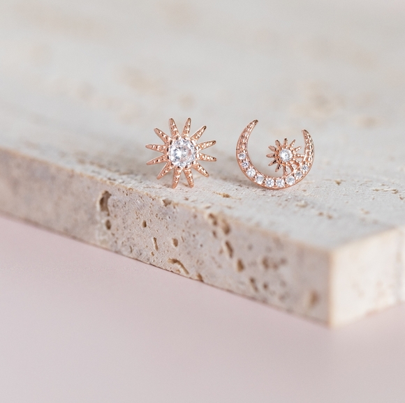 Rosegold Celestial Studs (S925) - Only 1 left! - Picture 4 of 8